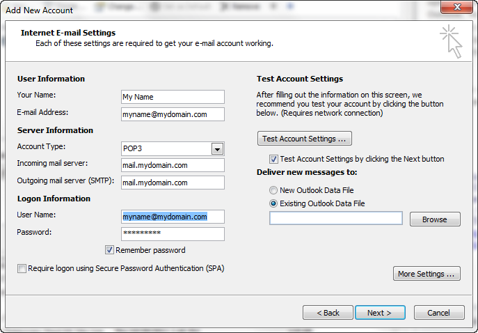 email settings pop3 doombuggies.com email settings pop3 doombuggies.com